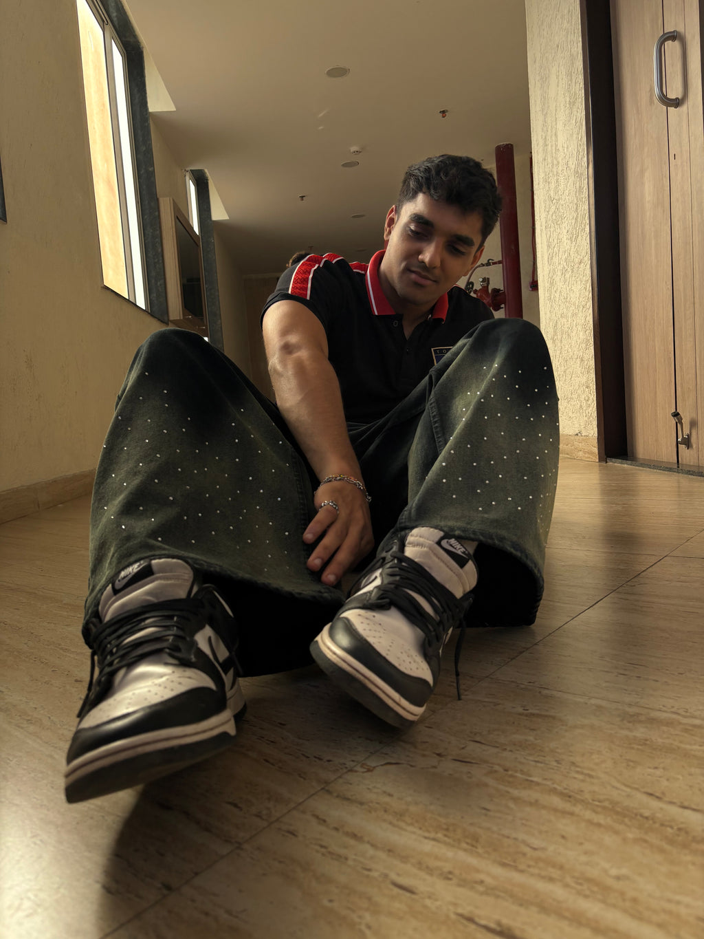 ONE OF ONE RHINESTONE DENIMS